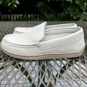 My Slippers Women’s Sz 5 White Pebbled Leather‎ Cushioned Comfort “My Pillow”